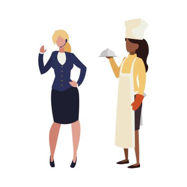 profesyonel işçi karakterleri çift