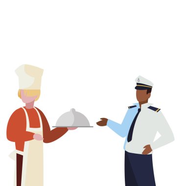 profesyonel işçi karakterleri çift