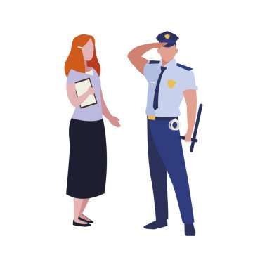 profesyonel işçi karakterleri çift