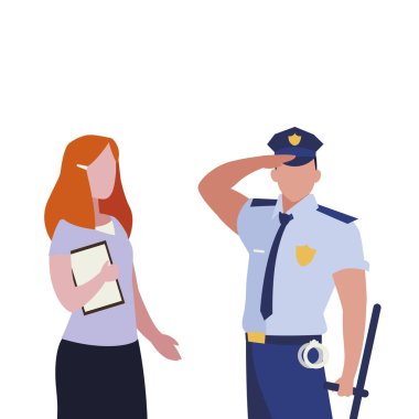 profesyonel işçi karakterleri çift