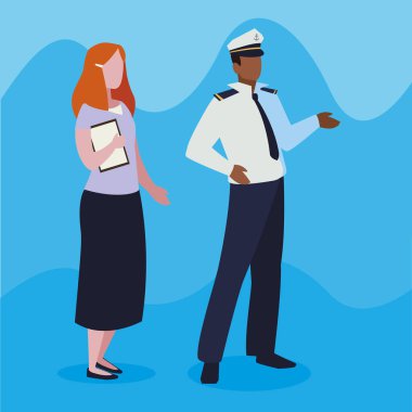 profesyonel işçi karakterleri çift