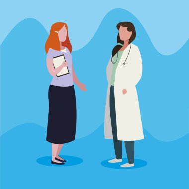 profesyonel işçi karakterleri çift