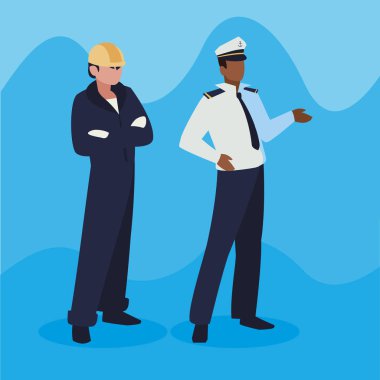 profesyonel işçi karakterleri çift