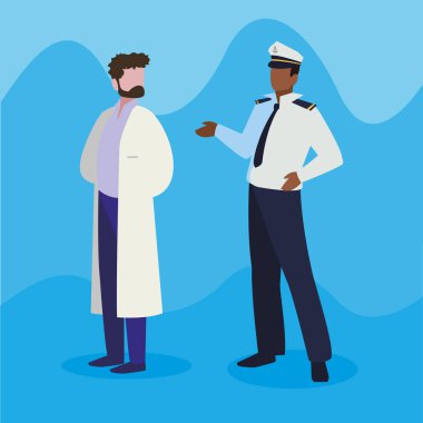 profesyonel işçi karakterleri çift