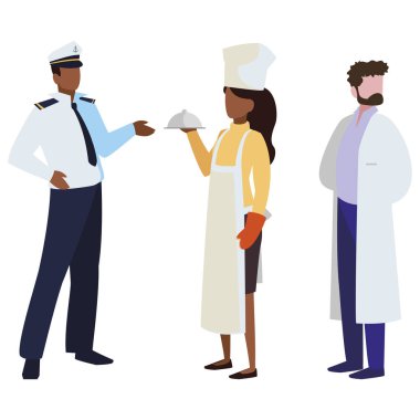 profesyonel işçi karakter grubu