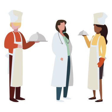 profesyonel işçi karakter grubu