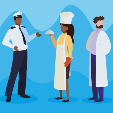 profesyonel işçi karakter grubu