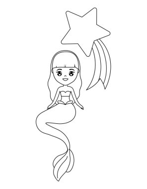 yıldız dekorasyon ile şirin deniz kızı