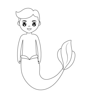 Deniz kızı erkek avatar karakter