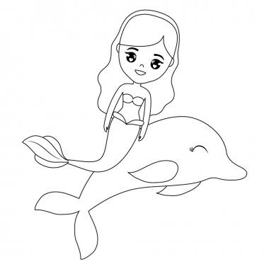 Yunus hayvan ile şirin deniz kızı