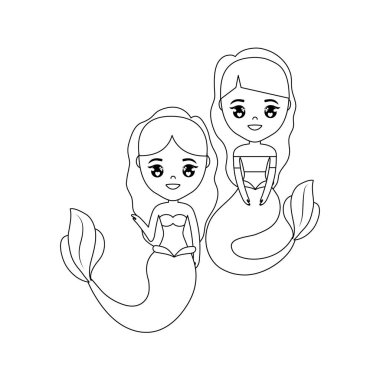 Sevimli deniz kızları avatar karakter