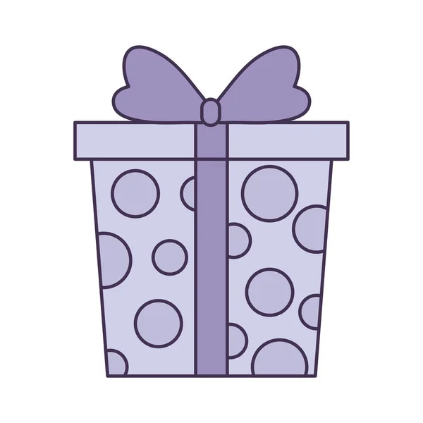Ikona prezent pudełko obecny — Wektor stockowy