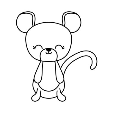 fare izole hayvan simge sevimli