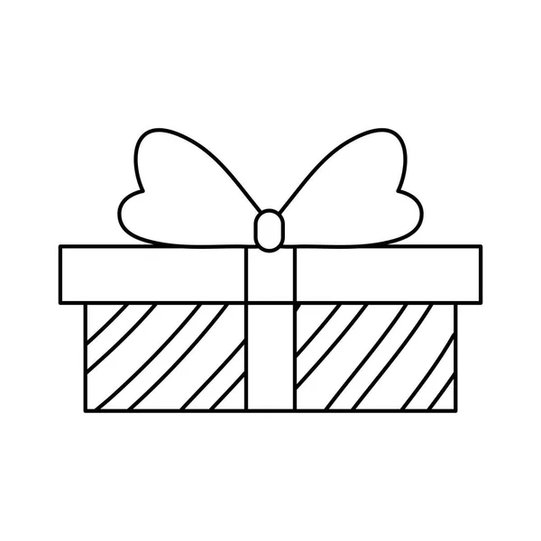 Hediye kutusu hediye simgesi — Stok Vektör