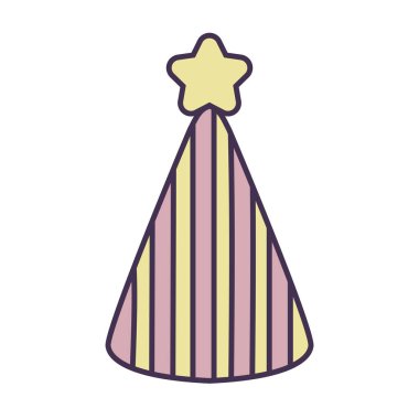 parti şapka dekoratif simgesi