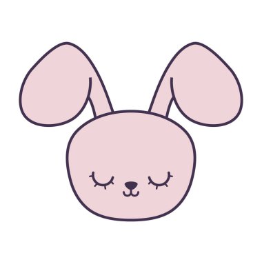 sevimli tavşan hayvan karakter başkanı