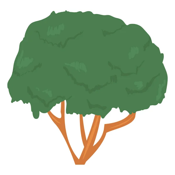 Экология деревьев — стоковый вектор