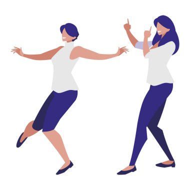 Dans eden genç kızlar