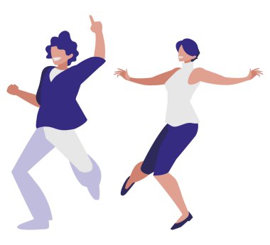 Dans eden genç çiftler