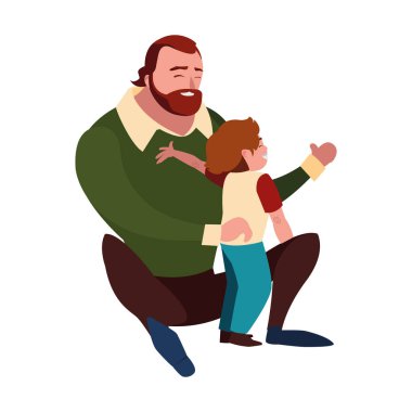 Baba oğul karakterlerle