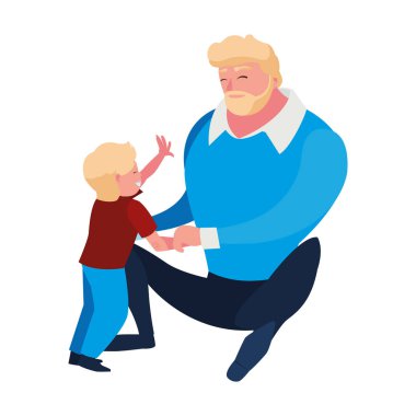 Baba oğul karakterlerle