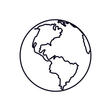 dünya gezegen earth simgesini