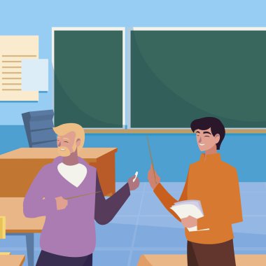 sınıf karakterleri öğretmenler çift