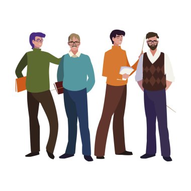 öğretmenler grup avatarları karakterleri