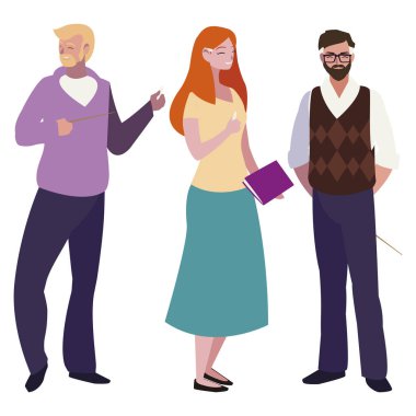 öğretmenler grup avatarları karakterleri