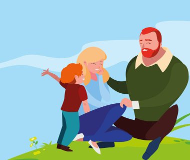 Anne ile oğlu karakterler çift