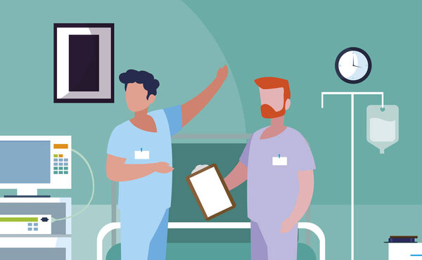 медицинские работники в операционной
