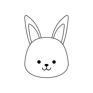 sevimli tavşan hayvan karakter başkanı