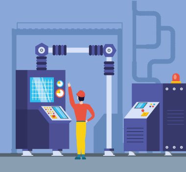 technified fabrikada sanayi işçisi