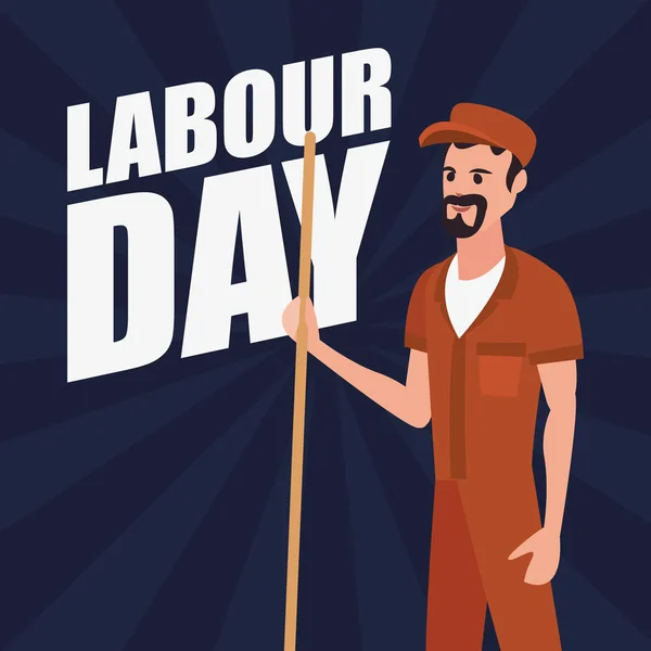 Feliz Día del Trabajo — Archivo Imágenes Vectoriales