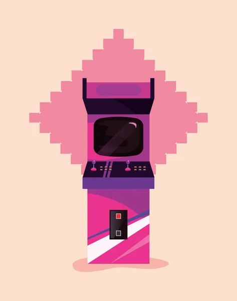 Videospel retro — Stockvector