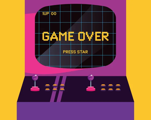 Videospiel retro — Stockvektor