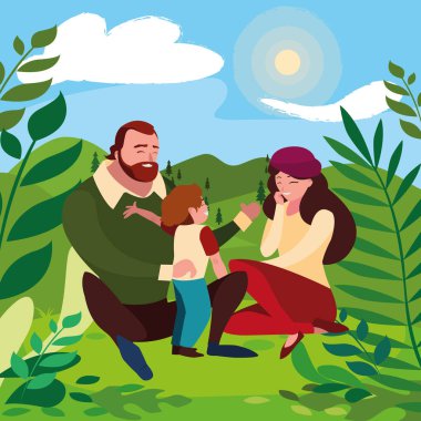 Anne ile oğlu karakterler çift