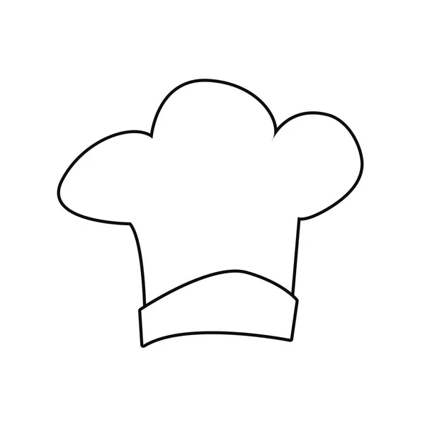 Bucătar pălărie icon — Vector de stoc