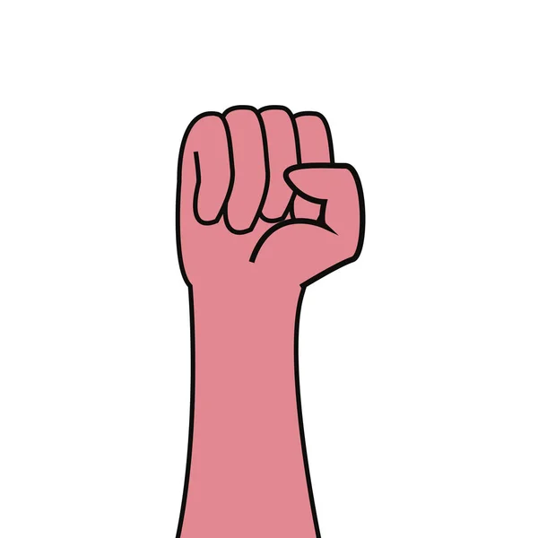 Día de trabajo de mano levantada — Vector de stock