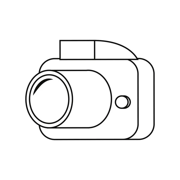 Fotografie camera apparaat — Stockvector