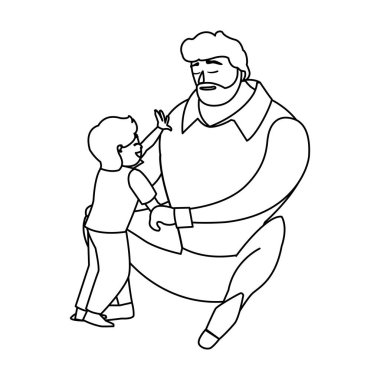 Baba oğul karakterlerle