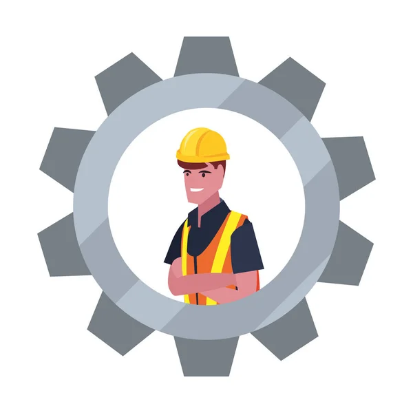Construction worker gear — Stock Vector