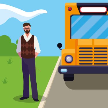 durak otobüsünde öğretmen erkek