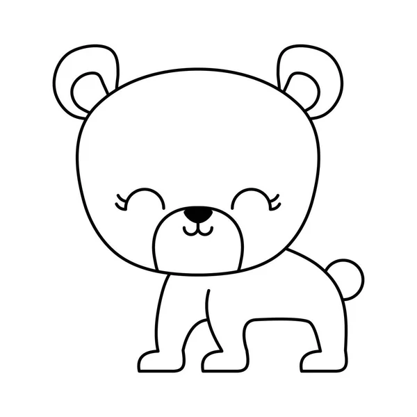 Символ медведя — стоковый вектор