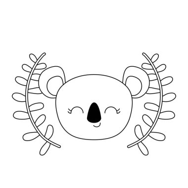 taç Leafs ile sevimli Koala Başkanı