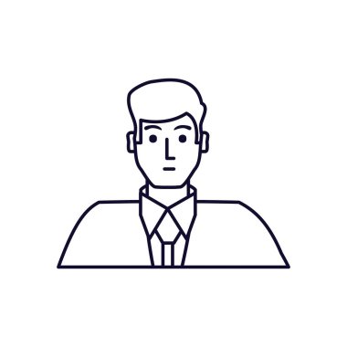 işadamı zarif avatar karakter