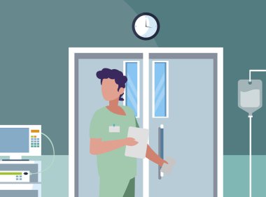 ameliyathanede erkek tıp işçisi