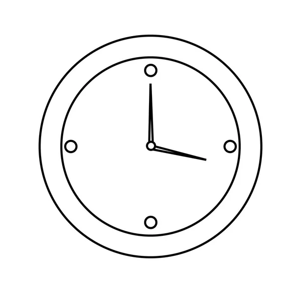 시간 시계 고립 된 아이콘 — 스톡 벡터