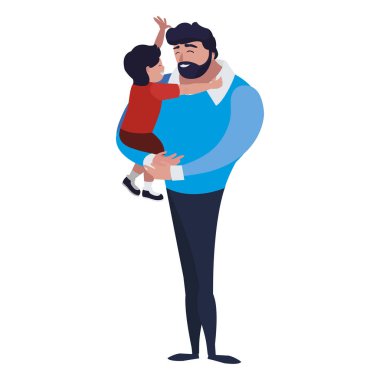 Baba oğul karakterlerle