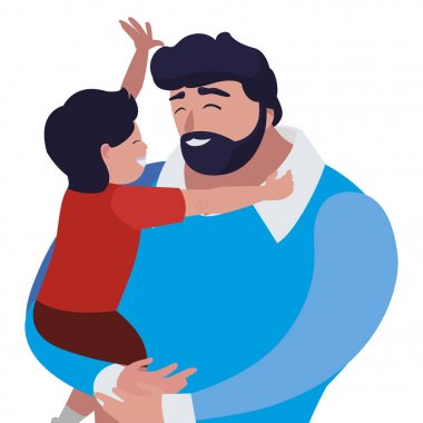 Baba oğul karakterlerle